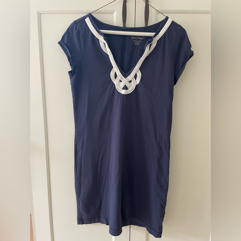 Lilly Pulitzer Navy Blue cotton dress